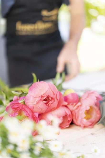 Blomster til den vordende mor